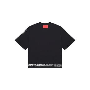 26SS 스프레이그라운드 반팔 티셔츠 SP876BLK BLACK