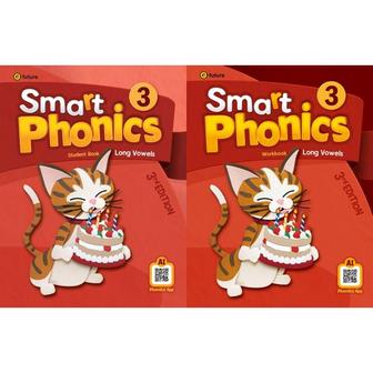 와우북 Smart Phonics  New Edition  3 SB + WB 세트  전2권 _P376849939