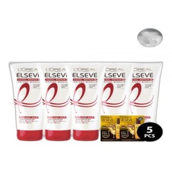  LOREAL PARIS [구성] 로레알파리 토탈 리페어5 인스턴트 미라클 헤어팩 170ml 5개 + 오일샤쉐 2매