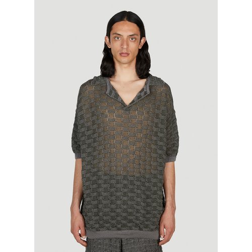 Basket Weave Polo Shirt