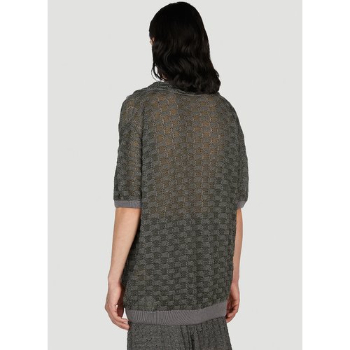 Basket Weave Polo Shirt