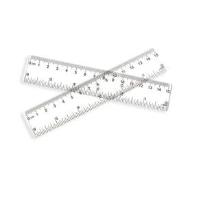 투명 플라스틱자 ZF 15cm