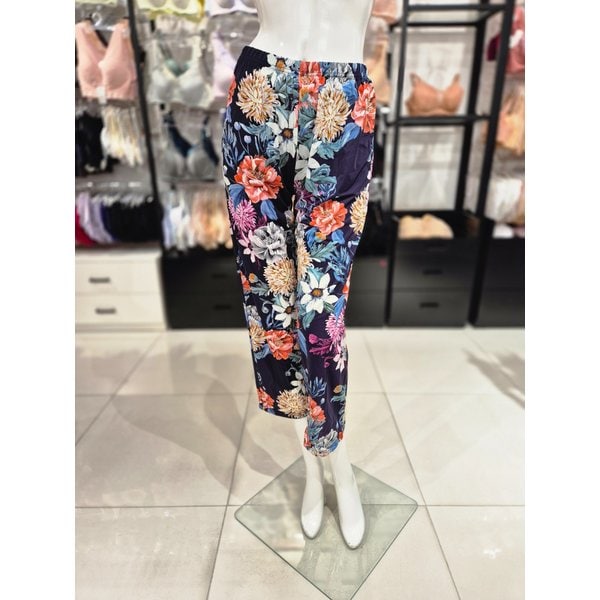 [시흥점] S 와코루) 나일론 스판 큰 꽃 나염 홈웨어 하의 [WPA340WP-NB]