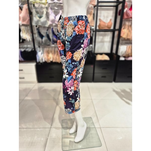 [시흥점] S 와코루) 나일론 스판 큰 꽃 나염 홈웨어 하의 [WPA340WP-NB]