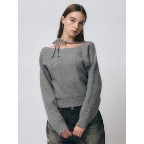 st shoulder knit [grey]