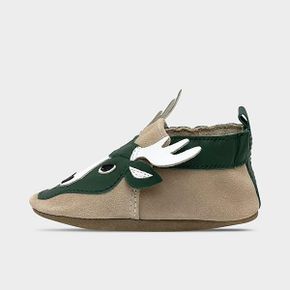 인펀트 키즈 Robeez 밀워키 벅스 NBA 피어 더 Deer 소프트 Sole 캐쥬얼 슈즈 운동화 - Green/Tan