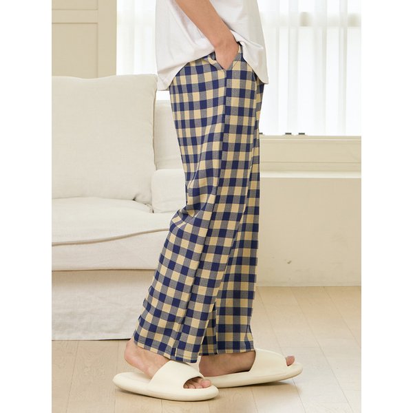 덩크 요루체크 9부 파자마바지 남여공용 여름잠옷 홈웨어 4colors