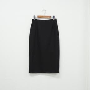 깔끔한 하이웨스트 H라인 미디 스커트 스판 정장 치마 데일리 오피스룩
