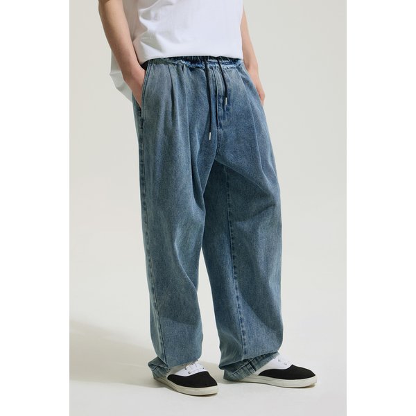 [여주점] [이로] 남성 Azure 밴딩 데님 팬츠 IQPDS25702BUL