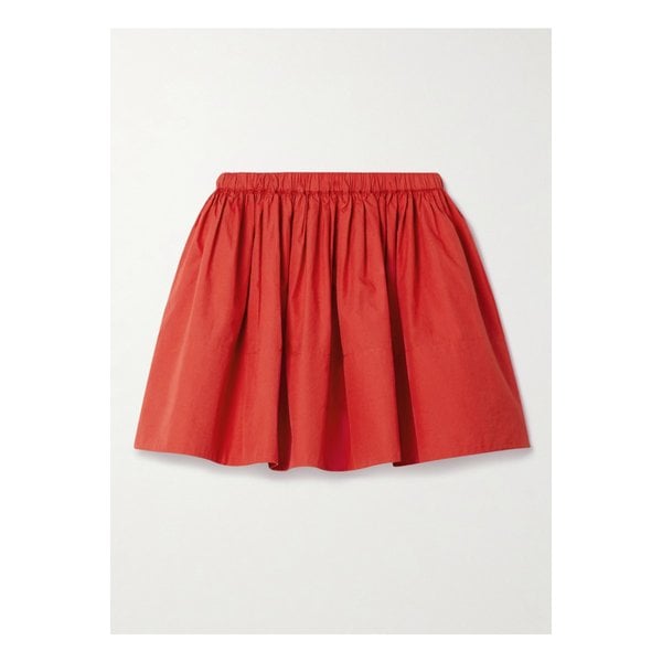 수지 콘디 푸스타 코튼 포플린 미니 스커트 레드 1647597358994215