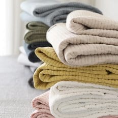 [파르페by알레르망] 미니멀 60수 피그먼트 스프레드 겸 이불 Q