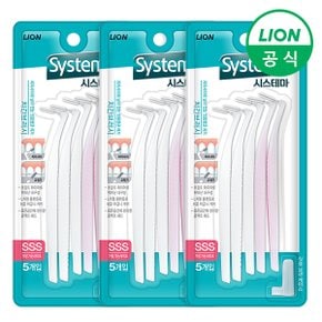 시스테마 홈스케일링 치간칫솔 SSS(5개입) x 3개