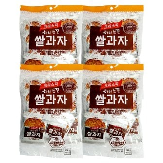  크리스피 허니 눈꽃 쌀과자(70g) 4봉