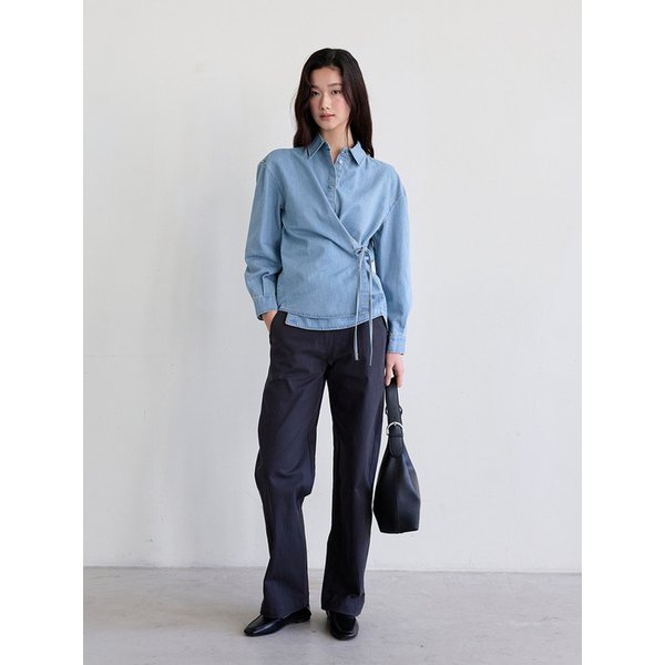 Cotton Welt-Pocket Pants (Charcoal)