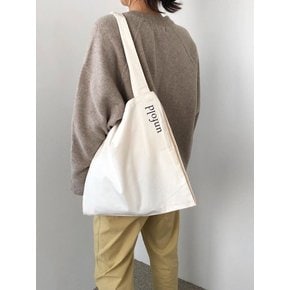 logo bag (ivory)