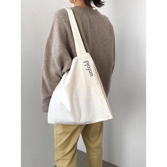 언폴드 logo bag (ivory)