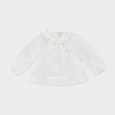 mini 폴레 셔츠 ㅡ 바닐라화이트
