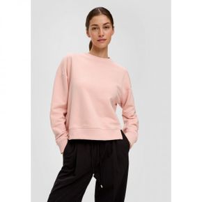 4311690 QS MIT SEITLICH OFFENEM SAUM - Sweatshirt papaya