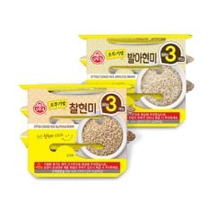 오뚜기밥 발아현미 210g x 6개 + 오뚜기밥 찰현미 210g x 6개