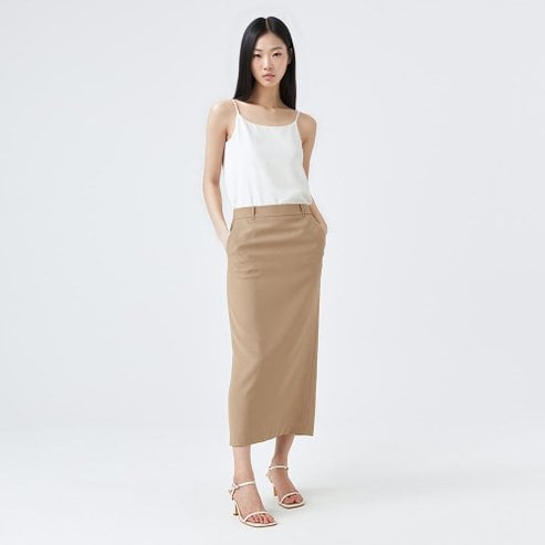 린 크로쳇 H라인 스커트 LGSKOF8900