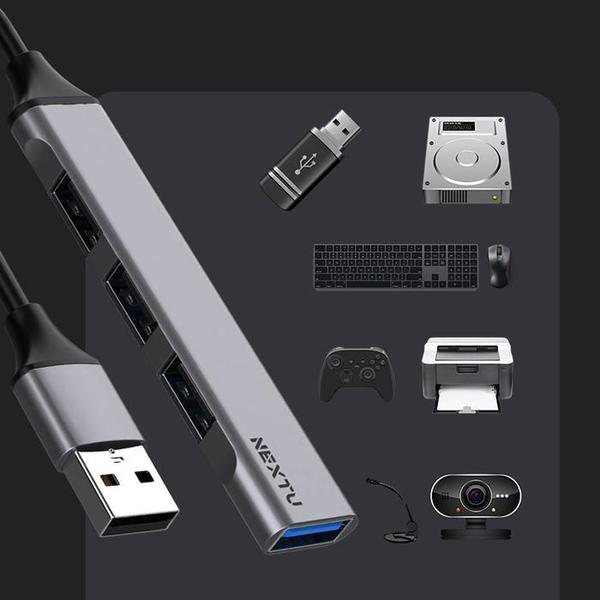 USB3.0허브 4포트 A타입 튼튼알루미늄소재 5Gbps속도(1)