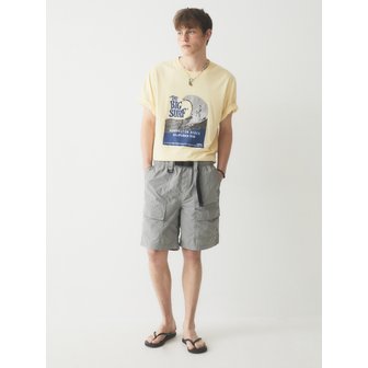 후아유 Surfing Bear Utility Shorts WHTHE2534U