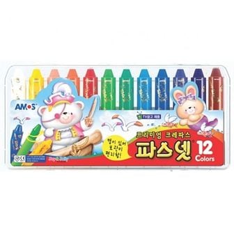 오너클랜 아모스 파스넷크레파스.12색.