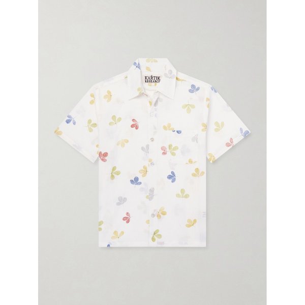 카틱 리서치 프린트 코튼 보일 셔츠 46376663162975382