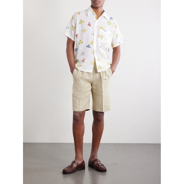 카틱 리서치 프린트 코튼 보일 셔츠 46376663162975382