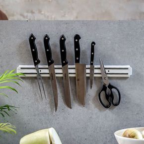 자석칼꽂이(화이트) 칼블럭 칼집 칼보관 칼꽂이함