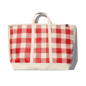 THE ALL OVER GINGHAM TOTE - POPPY