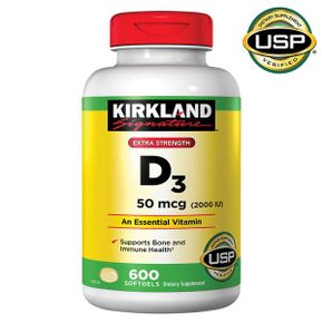 Kirkland 커클랜드 비타민D3 2000IU 50mcg 600정