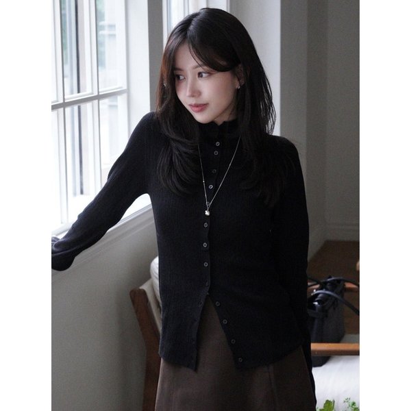 2-way Mockneck Knit Top_4color