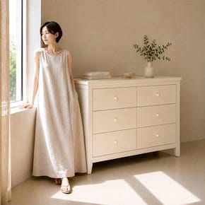 에비뉴 올도장 화이트 서랍장 1200-3단