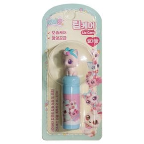 이쁘냥 위시캣 립케어 딸기향 고양이 캐릭터 피규어 립밤 입술보습 3.8g  (1개)