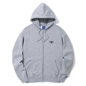 CU ARCH LOGO FLEECE ZIP-UP HOODIE M그레이