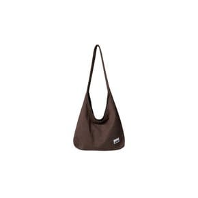 Suede Hobo Bag (Dark Brown)