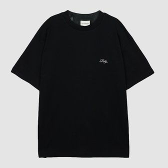 드롤드무슈(drole de monsieur) 드롤드무슈 스몰로고 반팔 티셔츠 TS150 CO002 BL black