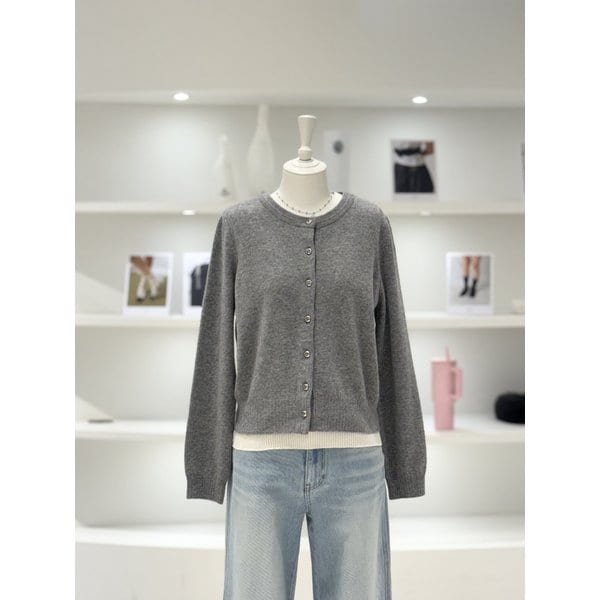 [여주점] 여성 울 블렌디드 니트 가디건 (L261KSL001)
