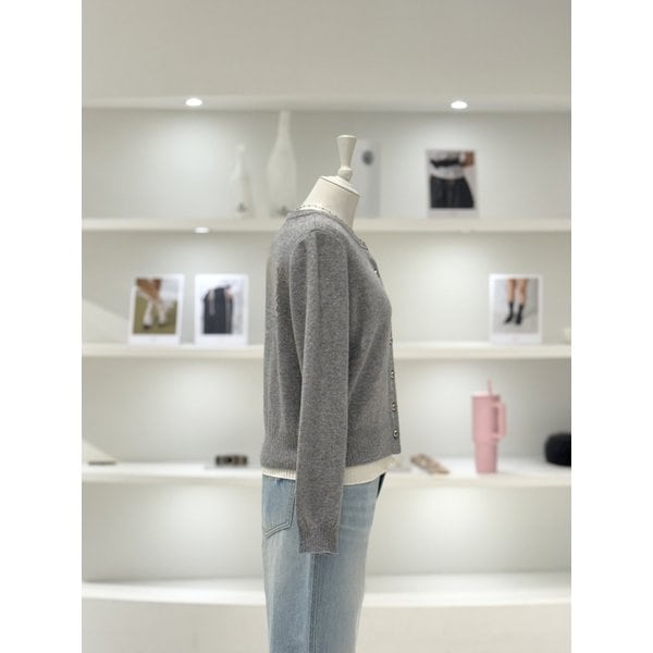 [여주점] 여성 울 블렌디드 니트 가디건 (L261KSL001)