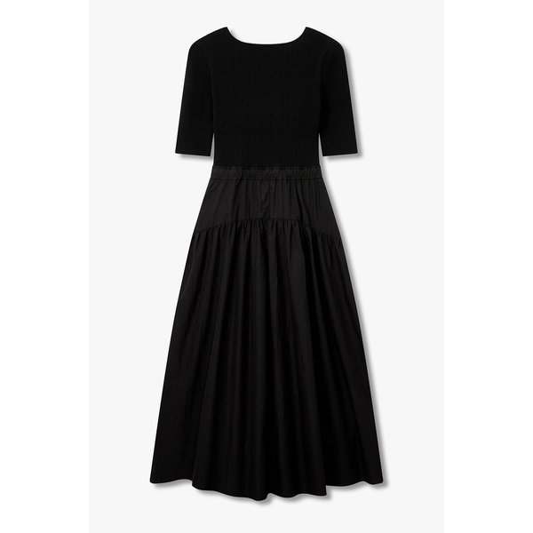 [파주점] 니트 우븐 믹스 원피스 7126237508