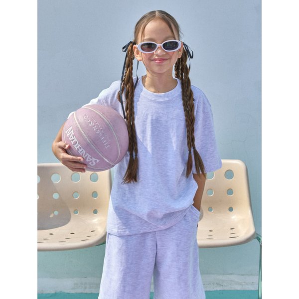 클래식 반팔 티셔츠 _WHITE MELANGE (S-MOM)