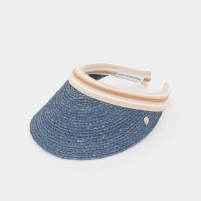 아이코닉 비앙카 썬바이저 여성 썬캡 HAT50265 SAPPHIRE NOUGAT STRIPE//