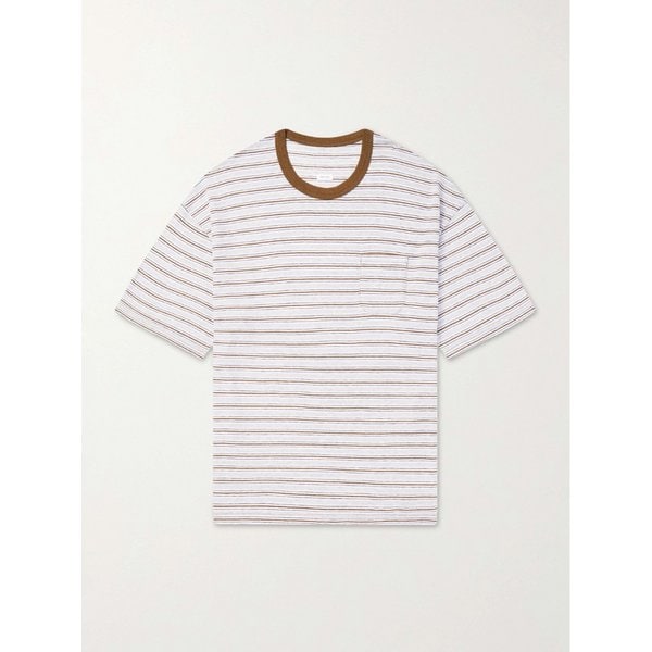 스트라이프 울 코튼 블렌드 티셔츠 46376663162938991
