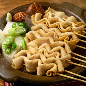 [아침빛비다] 고급 어묵으로 만든 어묵만 꼬치어묵 350g(어묵10개+소스)