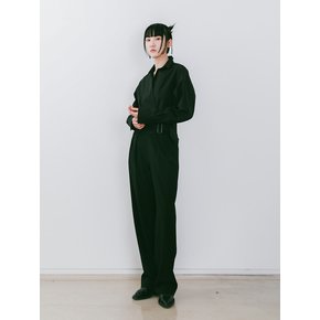 Black Two Tuck Trousers (JVSS101)