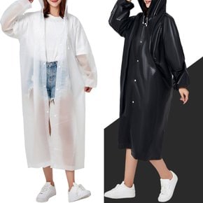 성인 패션 레인코트 남녀공용 우비 EVA 비옷 1개