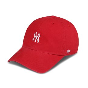 47브랜드 뉴욕 양키스 NY 스몰 로고 MLB 엠엘비 볼캡 야구 모자 레드 B-BSRNR17GWS-RDA