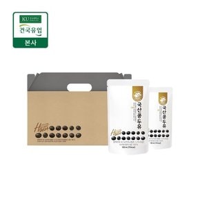 [본사배송] 건국우유 KU 건국농장 국산콩두유 서리태두유 160mL 20포