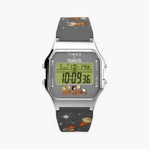 피너츠 T80 스누피 스페이스 레진스트랩 손목시계 34mm